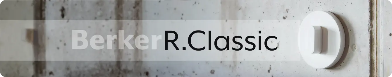 Hager Berker R.Classic schakelmateriaal - Ronde draaiknoppen, moderne techniek