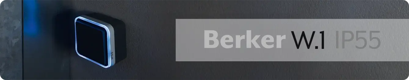 Berker W.1 IP55 schakelmateriaal - waterdicht bekroond design