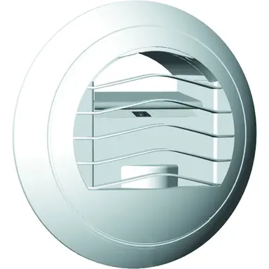 Soler & Palau ALIZE 60 WIT ventilatieventiel 60mm kunststof wit (Exclusief montage ring)