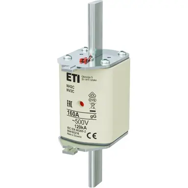 ETI 416800089 mespatroon zekering nh2c glgg 160a 500v ck