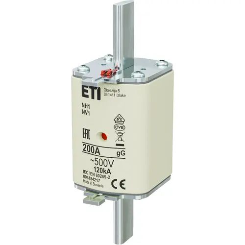 ETI 416800063 mespatroon zekering nh1 glgg 200a 500v ck