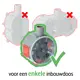 Gira 078303 wandcontactdoos 2-voudig randaarde verhoogde aanraakbeveiliging voor enkele inbouwdoos Systeem 55 wit glans