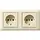 Gira 479301 wandcontactdoos 2-voudig randaarde compleet voorbedraad voor duo-inbouwdoos Standaard 55 creme glans