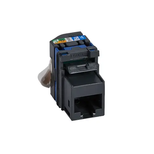 Legrand 076588 Wcd mod.jack. 1v  Cat.6  Zwart