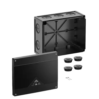 Spelsberg ABOX PRO 250-L/SW kabeldoos leeg rechthoekig 202 x 252 x 120 mm IP66/IP67/IP69 zwart