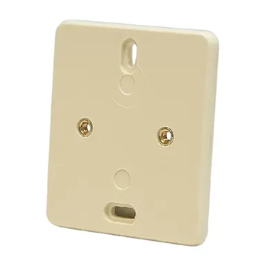 Corodex 2230860WI muurplaat 1-voudig wit