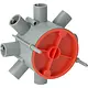 Attema AT4814 gietbouw centraaldoos 8x16mm invoer 55mm diep