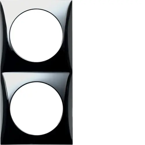 Berker 918262518 Integro Flow afdekraam 2-voudig glanzend chroom