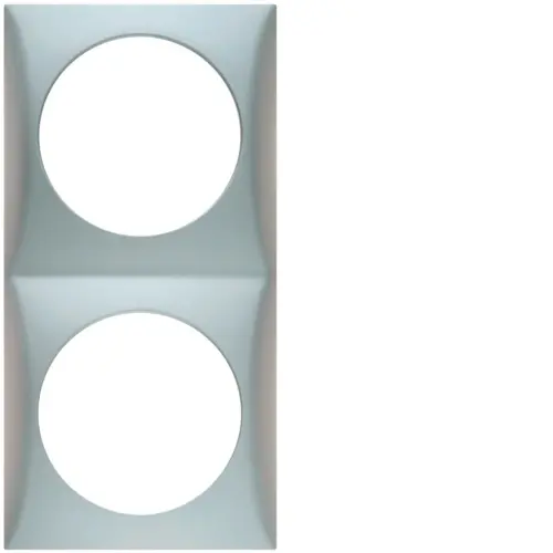 Berker 918262528 Integro Flow afdekraam 2-voudig mat chroom