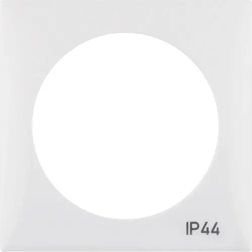 Berker 918272599 Integro Flow afdekraam 1-voudig wit glans IP44