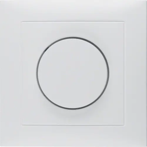 Berker 11309909 dimmerknop draaidimmer met vast afdekraam S1 wit mat