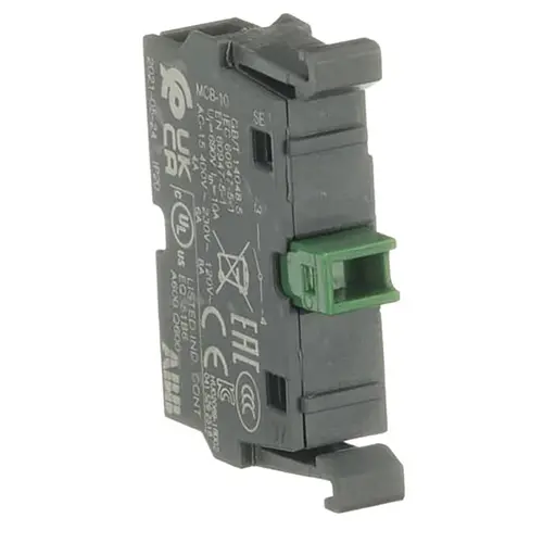 ABB MCB-10 hulpcontactblok 1 maakcontact 6A voor druktoets