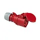 PCE 224-6V CEE-koppelcontactstop 32A 4p R