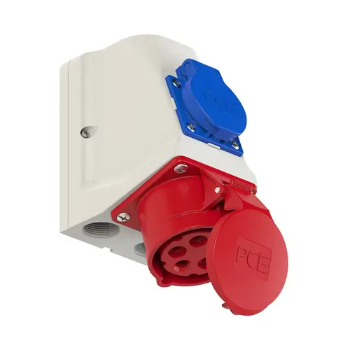 PCE 9215-6V Wcd CEE 16A 5p Rood 6h