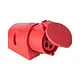 PCE 125-6RV Wcd CEE 32A 5p Rood 6h
