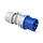 PCE 024-9V CEE-contactstop 32A 4p Blauw 9