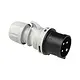 PCE 014-7V CEE-contactstop 16A 4p Zwart 7