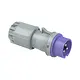PCE 063V CEE-contactstop 16A 3-polig 20-25V IP44 violet
