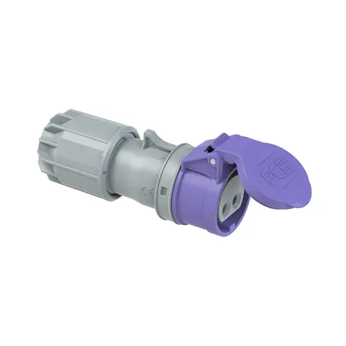 PCE 272V CEE-koppelcontactstop 32A 2-polig 20-25V IP44 violet