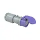 PCE 272V CEE-koppelcontactstop 32A 2-polig 20-25V IP44 violet