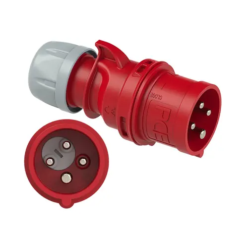PCE 7024-6 CEE-contactstop 32A 4p Rood 6h