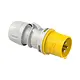 PCE 013-4V CEE-contactstop 16A 110V 3-polig geel 4h IP44