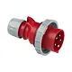 PCE 0152-6V CEE-contactstop 16A 5p Rood 6h