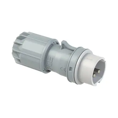PCE 082-10V CEE-contactstop 16A 2p Wit 10h