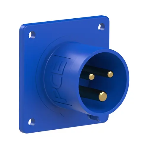 PCE 613-6V CEE-toestelcontactdoos 3-polig 16A 70 x70 mm 6h IP44 blauw