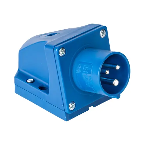 PCE 513-6BV opbouw toestelcontactdoos CEE 3-polig 16A 230V 6h blauw IP44