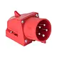 PCE 525-6RV CEE opbouw toestelcontactdoos 32A 5-polig 400V 6H rood IP44