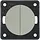 Berker 936752508 Integro Flow serie impulsdrukker 2x maakcontact mat chroom