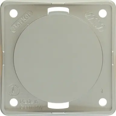 Berker 945162524 Integro Flow blinddeksel edelstaal gelakt