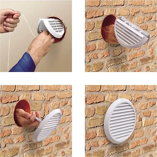 Xpelair SSWKWR muurset muurinbouwventilator voor SSWK