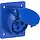 PCE 413-6V Wcd CEE 16A 3p Blauw 6h