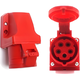 PCE 115-6KRV wcd 16a 5p opb st laag model