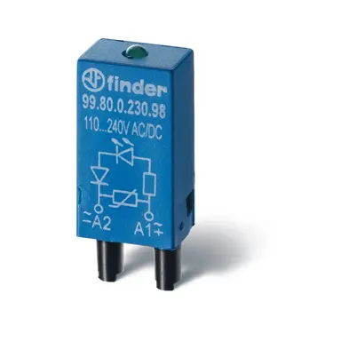 Finder 99.80.0.230.98 indicatiemoduul groen varistor