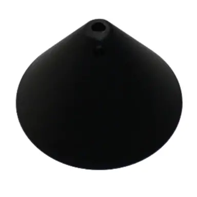 Corodex 2230990ZWA plafondkap 110 x 60 mm zwart