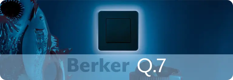 Berker Q.7 schakelmateriaal: luxe materialen, zwevend uiterlijk