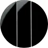 Berker 16652045 schakelwip 3-voudig R1/R3/R8 zwart