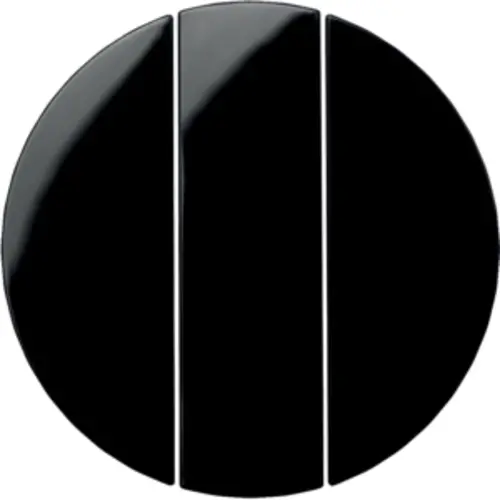 Berker 16652045 schakelwip 3-voudig R1/R3/R8 zwart