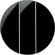 Berker 16652045 schakelwip 3-voudig R1/R3/R8 zwart