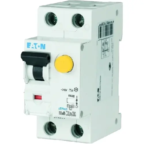 Eaton FRBMM-B16/1N/01-A aardlekautomaat 16A 1p+N B-karakteristiek 100mA 10kA