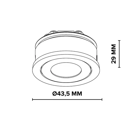 Klemko LED-IBM-W-NW Lumiko 876572 Verona XPG IP44 LED module 2,1W/700ma 4000K wit
