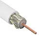 Bedea 801100 Telass100 coax-kabel 75 ohm PVC wit rol 200 meter