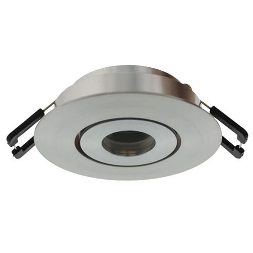 Klemko LCB-SPOT-62R-EWW Lumiko 863721 Siena COB LED richtbare inbouwspot 3,1W/350ma 2700K RVS look