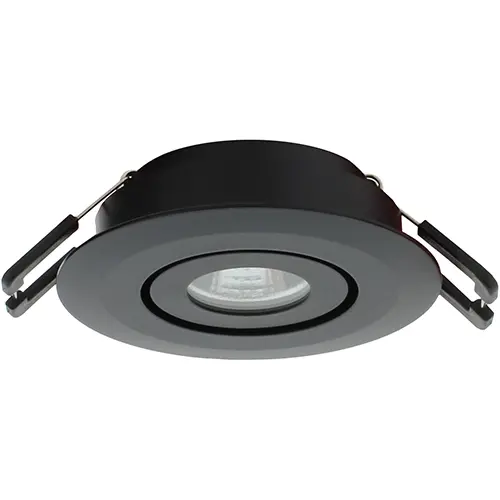 Klemko LCB-SPOT-62R-EWW-ZW Lumiko 863718 Siena COB LED richtbare inbouwspot 3,1W/350ma 2700K zwart
