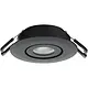 Klemko LCB-SPOT-62R-EWW-ZW Lumiko 863718 Siena COB LED richtbare inbouwspot 3,1W/350ma 2700K zwart
