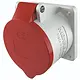 Mennekes CEE 1276 Wcd CEE 32A 5p Rood 6h