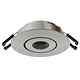 Klemko LCB-SPOT62RB-WW Lumiko 863720 Siena COB LED richtbare inbouwspot 3,1W/350ma 3000K RVS look